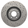 Picture of Select Sport Drilled and Slotted 1-Piece Front Passenger Side Brake Rotor