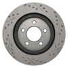 Picture of Select Sport Drilled and Slotted 1-Piece Rear Passenger Side Brake Rotor
