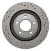Picture of Select Sport Drilled and Slotted 1-Piece Rear Passenger Side Brake Rotor