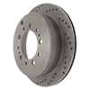 Picture of Select Sport Drilled and Slotted 1-Piece Rear Passenger Side Brake Rotor