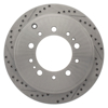 Picture of Select Sport Drilled and Slotted 1-Piece Rear Passenger Side Brake Rotor