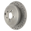 Picture of Select Sport Drilled and Slotted 1-Piece Rear Driver Side Brake Rotor