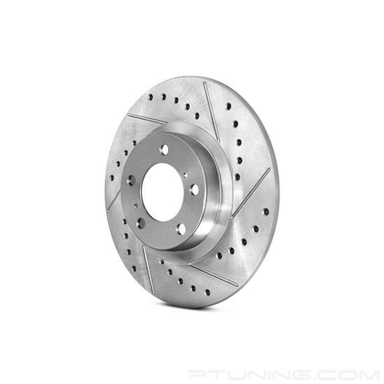 Picture of Select Sport Drilled and Slotted 1-Piece Rear Passenger Side Brake Rotor