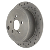 Picture of Select Sport Drilled and Slotted 1-Piece Rear Passenger Side Brake Rotor