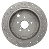 Picture of Select Sport Drilled and Slotted 1-Piece Rear Passenger Side Brake Rotor