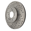Picture of Select Sport Drilled and Slotted 1-Piece Front Passenger Side Brake Rotor