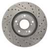 Picture of Select Sport Drilled and Slotted 1-Piece Front Passenger Side Brake Rotor