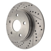 Picture of Select Sport Drilled and Slotted 1-Piece Front Passenger Side Brake Rotor