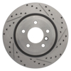 Picture of Select Sport Drilled and Slotted 1-Piece Rear Driver Side Brake Rotor