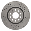 Picture of Select Sport Drilled and Slotted 1-Piece Front Driver Side Brake Rotor