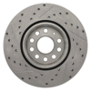 Picture of Select Sport Drilled and Slotted 1-Piece Front Driver Side Brake Rotor