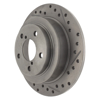 Picture of Select Sport Drilled and Slotted 1-Piece Rear Driver Side Brake Rotor