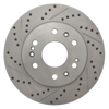 Picture of Select Sport Drilled and Slotted 1-Piece Front Passenger Side Brake Rotor