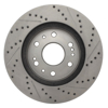 Picture of Select Sport Drilled and Slotted 1-Piece Front Passenger Side Brake Rotor