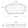 Picture of Street Performance Rear Brake Pads