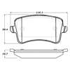 Picture of Street Performance Rear Brake Pads