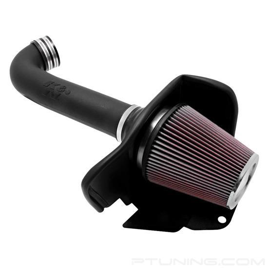 Picture of FIPK Generation II Black Composite Cold Air Intake System with Red Filter