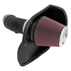 Picture of FIPK Generation II Black Composite Cold Air Intake System with Red Filter and Heat Shield