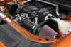 Picture of FIPK Generation II Black Composite Cold Air Intake System with Red Filter and Heat Shield