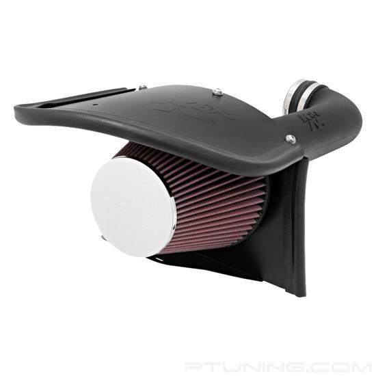 Picture of FIPK Generation II Black Composite Cold Air Intake System with Red Filter