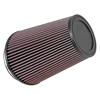 Picture of Round Tapered Red Air Filter (5" F x 6.5" B x 4.25" T x 8" H)