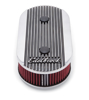 Picture of Elite II Series Oval Air Cleaner Assembly for Edelbrock Dual-Quads Carburetor (3.5" H)