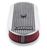 Picture of Elite II Series Oval Air Cleaner Assembly for Single 4 Barrel Carburetor (3.5" H)