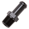 Picture of 3/8" NPT to 1/2" Barb Straight Black Anodize Hose End