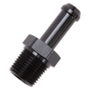 Picture of 3/8" NPT to 3/8" Barb Straight Black Anodize Hose End