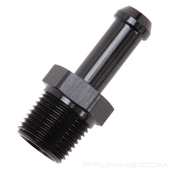 Picture of 3/8" NPT to 3/8" Barb Straight Black Anodize Hose End