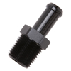 Picture of 1/2" NPT to 1/2" Barb Straight Black Anodize Hose End