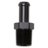 Picture of 1/2" NPT to 1/2" Barb Straight Black Anodize Hose End