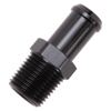 Picture of 1/2" NPT to 5/8" Barb Straight Black Anodize Hose End