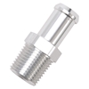 Picture of 1/2" NPT to 5/8" Barb Straight Clear Anodize Hose End