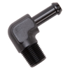 Picture of 3/8" NPT to 3/8" Barb 90- Degree Black Anodize Hose End