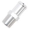 Picture of 1/2" NPT to 3/4" Barb Straight Clear Anodize Hose End