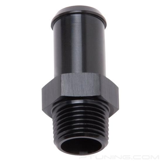 Picture of 3/8" NPT to 5/8" Barb Straight Black Anodize Hose End