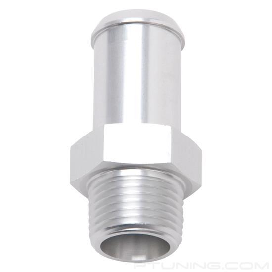 Picture of 3/8" NPT to 5/8" Barb Straight Clear Anodize Hose End