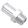 Picture of 3/8" NPT to 5/8" Barb Straight Clear Anodize Hose End