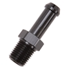 Picture of 1/4" NPT to 3/8" Barb Straight Black Anodize Hose End