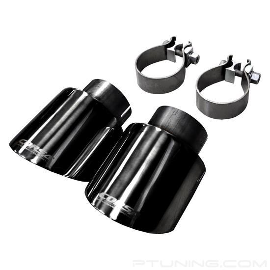 Picture of Pro-Series 304 SS Round Clamp-On Double-Wall Black Exhaust Tip