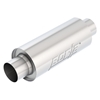 Picture of XR-1 Stainless Steel Round Multi Core Racing Exhaust Muffler (3.5" Center ID, 3.5" Center OD, 14" Length)