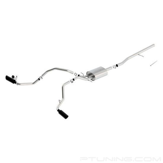 Picture of ATAK Stainless Steel Cat-Back Exhaust System with Split Side Exit