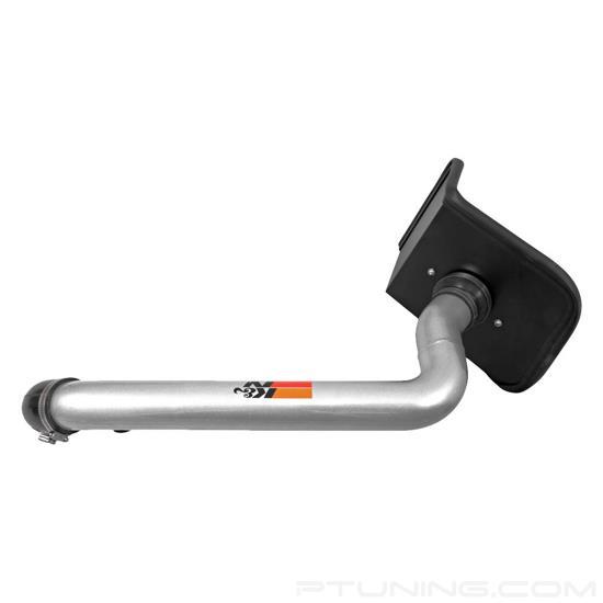 Picture of 77 Series High-Flow Performance Aluminum Silver Cold Air Intake System with Red Filter