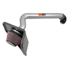 Picture of 77 Series High-Flow Performance Aluminum Silver Cold Air Intake System with Red Filter
