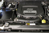Picture of AirCharger Black Composite Cold Air Intake System with Red Filter and Snorkel Kit