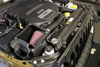 Picture of AirCharger Black Composite Cold Air Intake System with Red Filter and Snorkel Kit