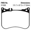 Picture of Redstuff Ceramic Low Dust Front Brake Pads