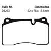 Picture of Ultimax OEM Replacement Front Brake Pads