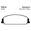 Picture of Ultimax OEM Replacement Front Brake Pads